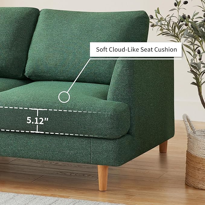 Loveseat Sofa 56", Small Couches - Image 5