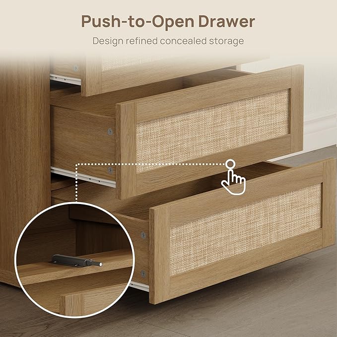 SICOTAS 26.8" Oversized Night Stand - Image 7