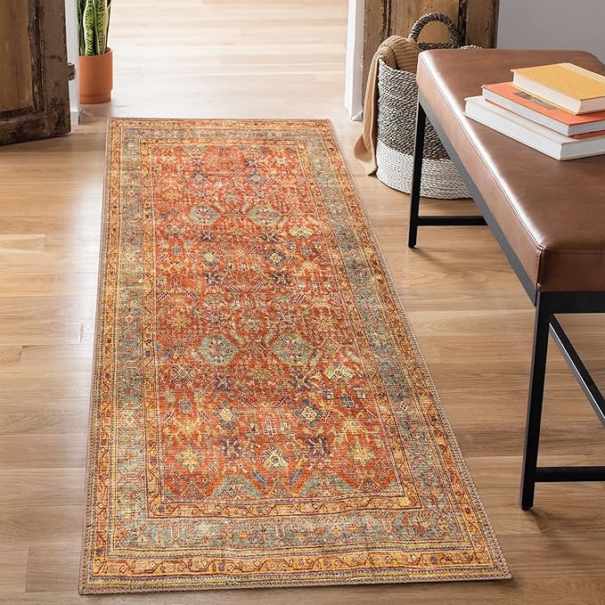 Bloom Rugs Washable Non-Slip 7 ft Runner by BloomRugs