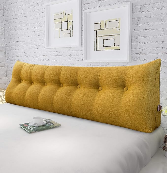 homecozy Wedge Headboard Pillow Dorm Room Reading Pillow Back Support - Image 4