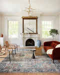 Loloi Margot Collection MAT-02 Terracotta/Lagoon 2'-6" x 11'-6" Runner Rug by Loloi