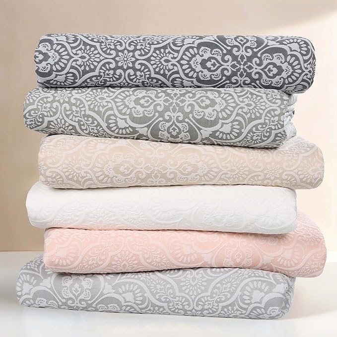 Superior 3 Piece Bedspread Set, Home Bed Decor, Decorative Bed Spread, 2 Pillow - Image 5