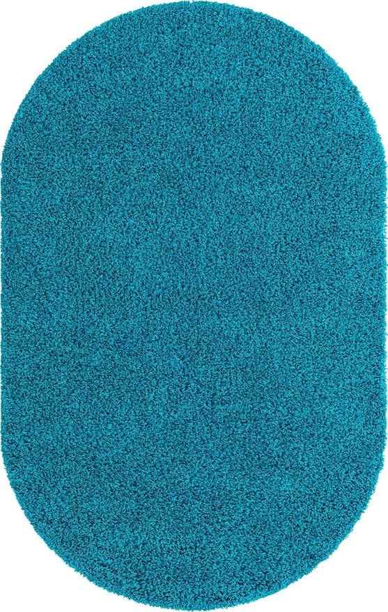 Unique Loom Solid Shag Collection Area Rug - Image 11