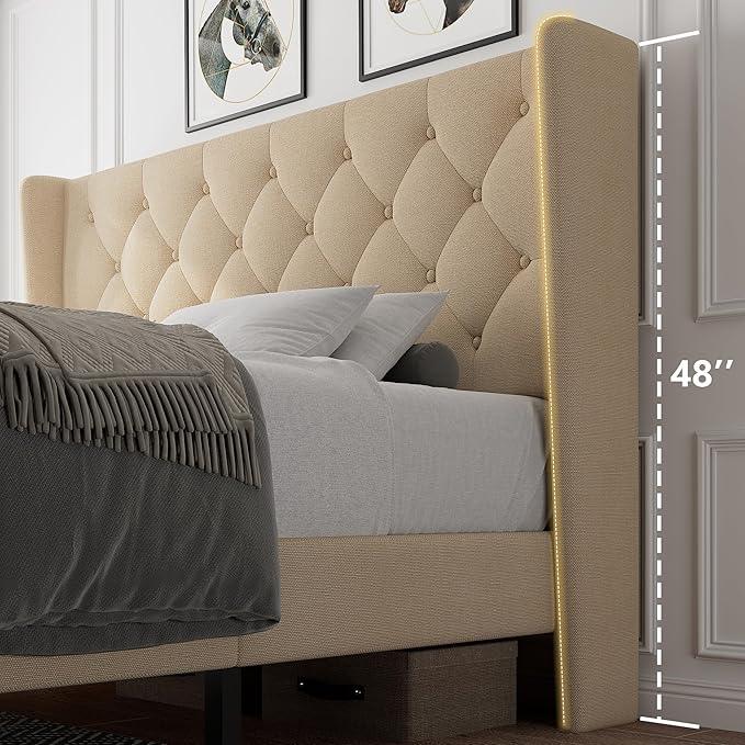 iPormis Full Size Platform Bed Frame - Image 7