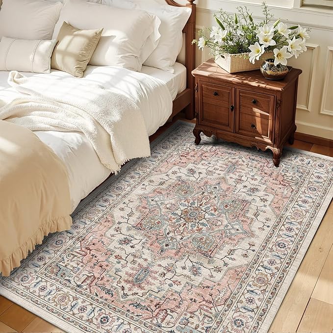 3x5 Vintage Distressed Area Rugs - Image 2