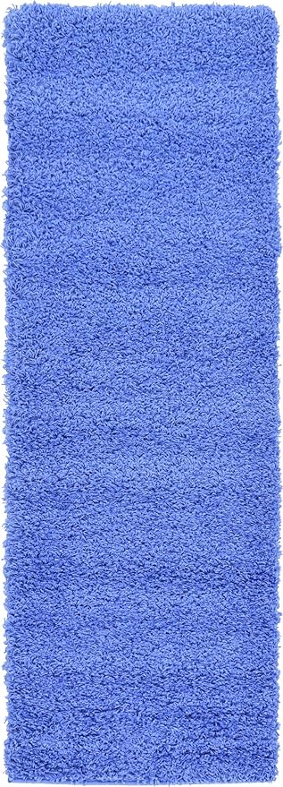 Unique Loom Solid Shag Collection Area Rug - Image 3