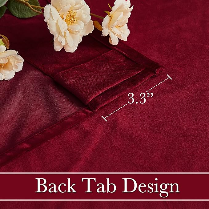 RYB Home Velvet Curtains for Bedroom - Image 4