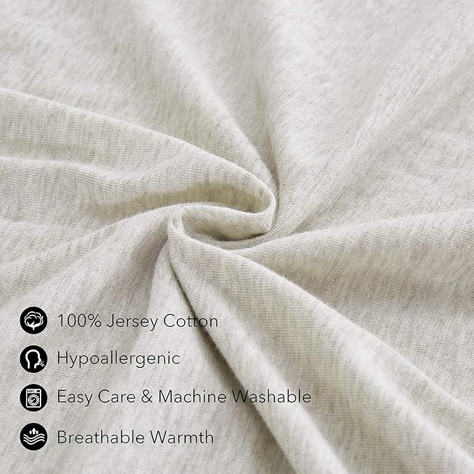 Oubonun 100% Jersey Cotton Body Pillow Cover - Image 4