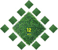 Ogrmar 12 PCS 20"x 20" Artificial Boxwood Panels Topiary Hedge Plant, Privacy by Ogrmar