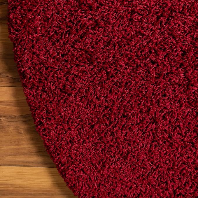 Unique Loom Solid Shag Collection Area Rug - Image 6