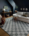 Loloi Chris Loves Julia Calvin Collection CLV-01 Blue/Ivory 7'-10" x 7'-10" by Loloi