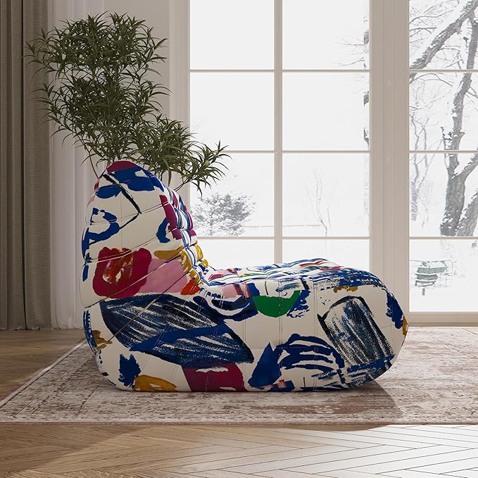Big Bean Bag Chairs for Adults, 3 Seater Large Bean Bag Sofa, Fireside Chair - Image 7
