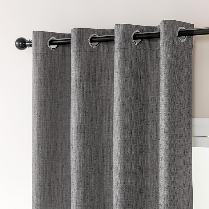 Amazon Basics Faux Linen Blackout Curtains - Image 2