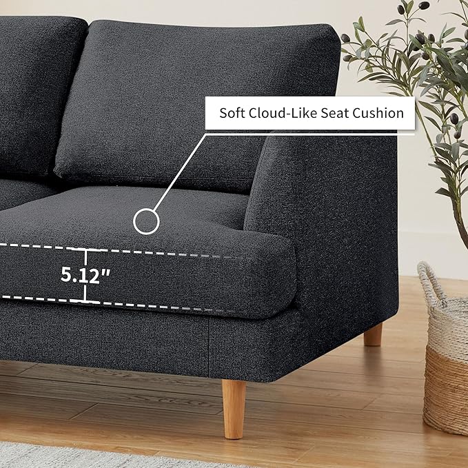 Loveseat Sofa 56", Small Couches - Image 5