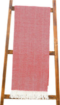 Alashan Cashmere Cotton Acrylic Adirondack Herringbone Woven Throw by Alashan