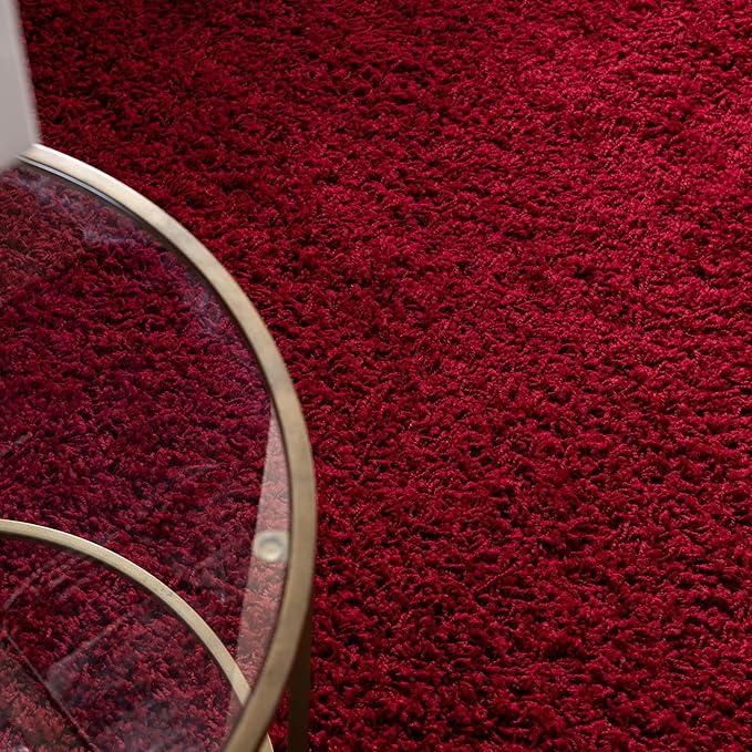 Unique Loom Solid Shag Collection Area Rug - Image 5