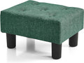 BRIAN & DANY Small Foot Stool, Linen Foot Stools by BRIANDANY