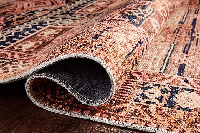 Loloi Layla Collection LAY-14 Mocha/Blush 2'-6" x 12'-0" .13" Thick Runner Rug - Image 6