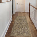 2x6 Runner Rug Brown Vintage Hallway Carpet Indoor Kitchen Washable Living Room by PureCozy
