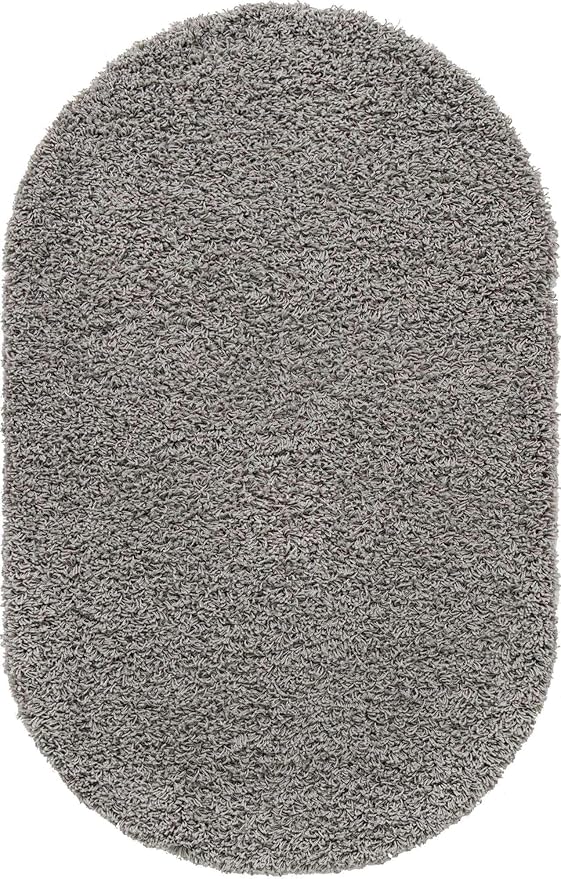 Unique Loom Solid Shag Collection Area Rug - Image 10