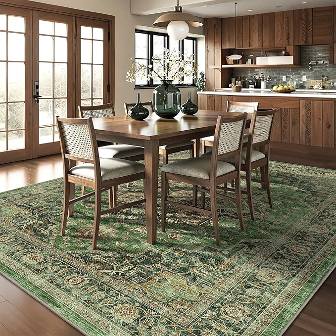 9x12 Large Area Rugs for Living Room Ultra-Soft Washable Rug Vintage Distressed - Image 3