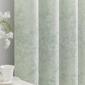 Beauoop Green Floral Jacquard Blackout Curtains 108 Inches Long 2 Panels by Beauoop