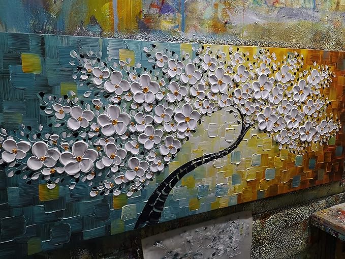 YaSheng Art - 100% Hand Painted Contemporary Art Oil Painting On Canvas Texture - Image 2