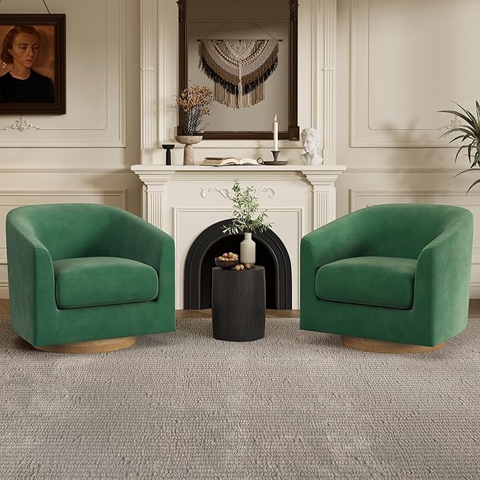Swivel Barrel Accent Chair - Image 5