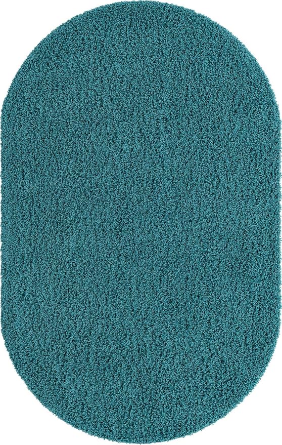 Unique Loom Solid Shag Collection Area Rug - Image 11