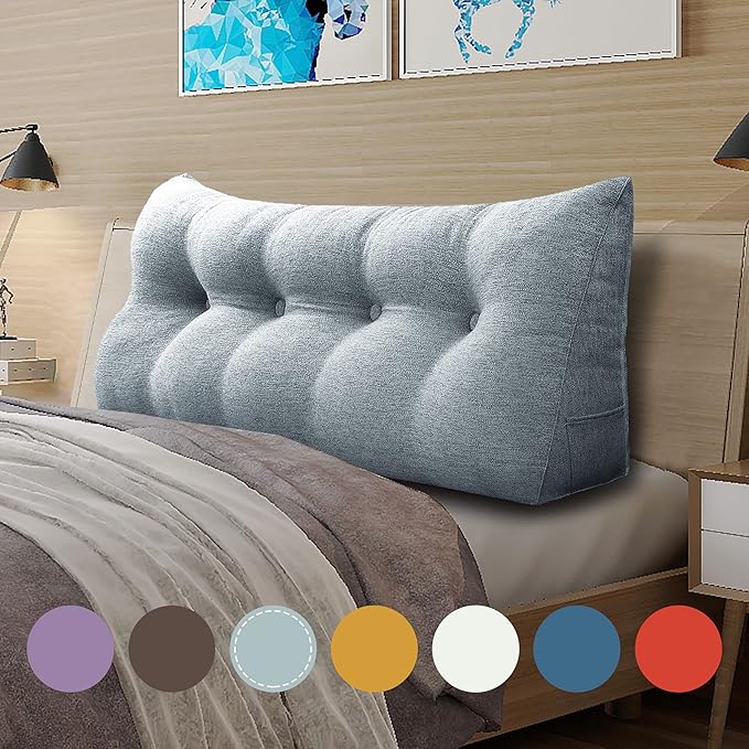 homecozy Wedge Headboard Pillow Dorm Room Reading Pillow Back Support - Image 4