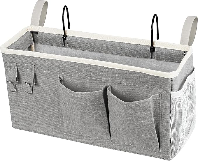 Loghot Bedside Caddy/Bedside Storage Bag Hanging Organizer - Image 8