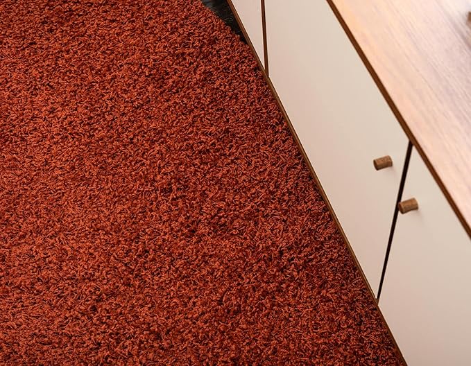 Unique Loom Solid Shag Collection Area Rug - Image 9