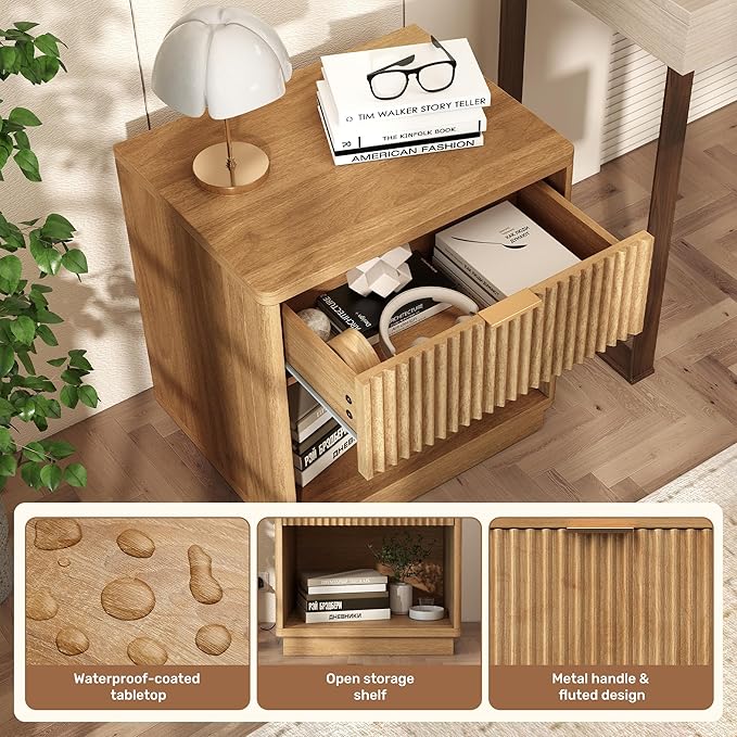 Miereirl Fluted Nightstands - Image 3