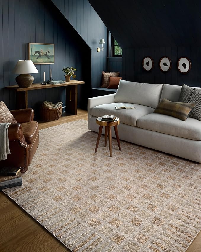 Loloi Chris Loves Julia Calvin Collection CLV-03 Bone/Natural 2'-3" x 3'-10" by Loloi