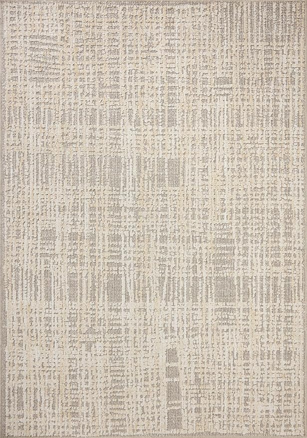 Loloi Amber Lewis Bexley Collection BEX-07 Natural/Dove 2'-7" x 4' Accent Rug - Image 2