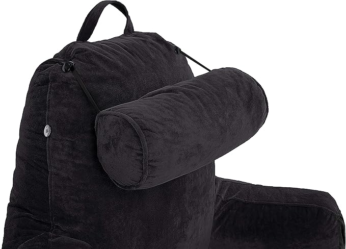 Husband Pillow Medium Black, Backrest - Image 8