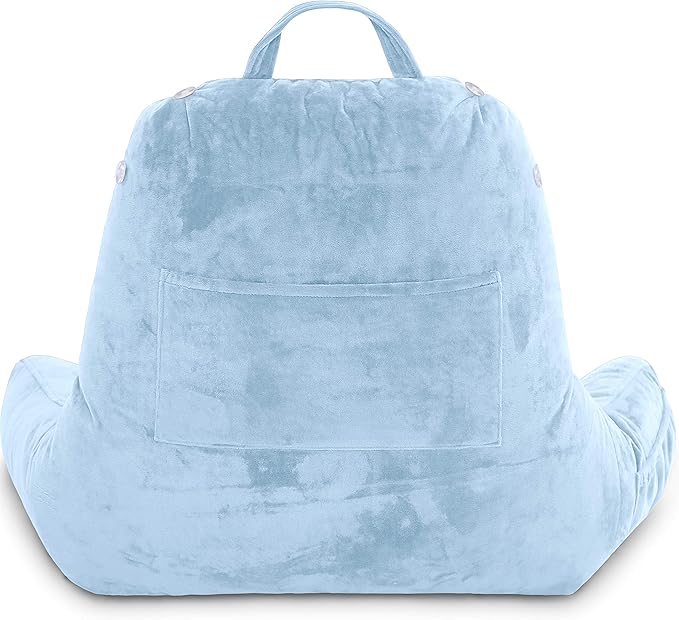 Husband Pillow Medium Sky Blue, Backrest - Image 7