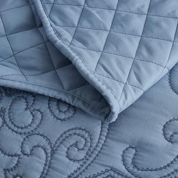 CHIXIN Oversized Bedspread Coverlet Set King Size - Image 8