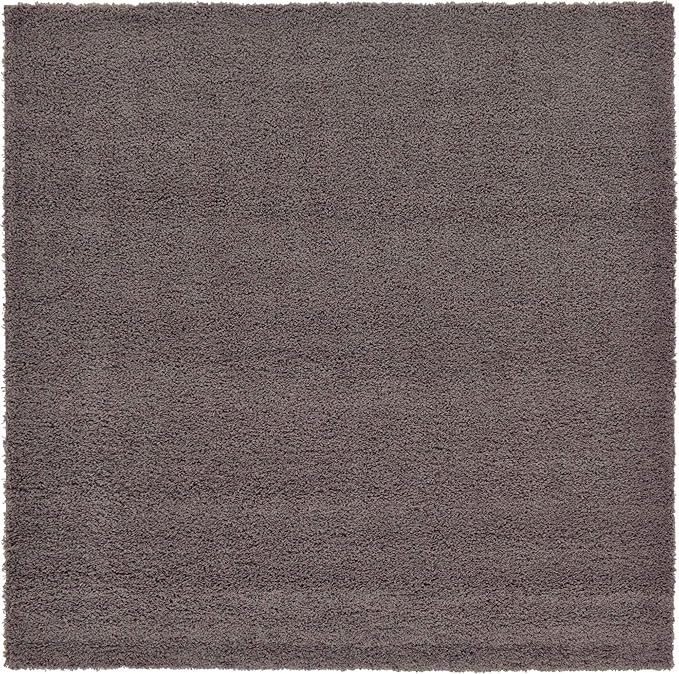 Unique Loom Solid Shag Collection Area Rug - Image 3
