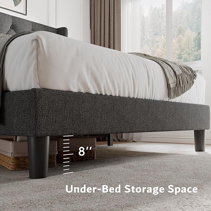 iPormis Queen Size Platform Bed Frame - Image 4