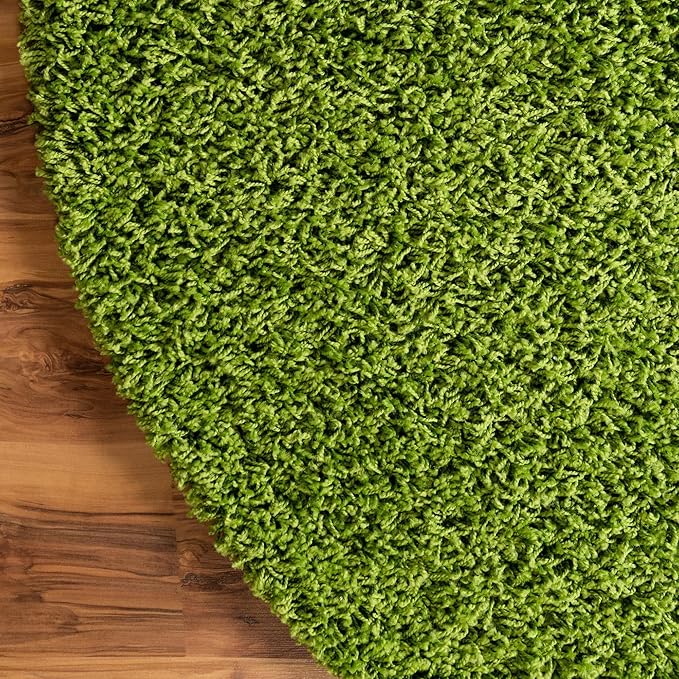 Unique Loom Solid Shag Collection Area Rug - Image 9