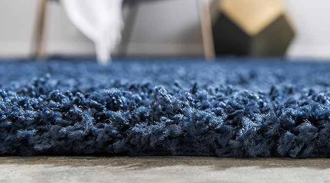 Unique Loom Solid Shag Collection Area Rug - Image 7
