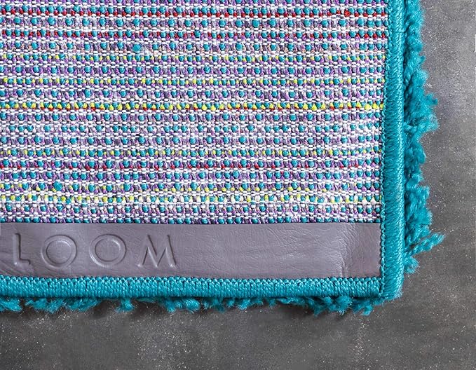 Unique Loom Solid Shag Collection Area Rug - Image 9