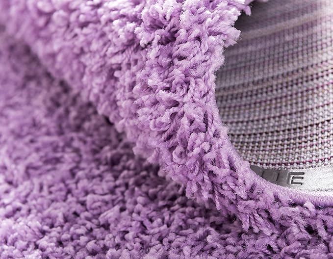 Unique Loom Solid Shag Collection Area Rug - Image 9