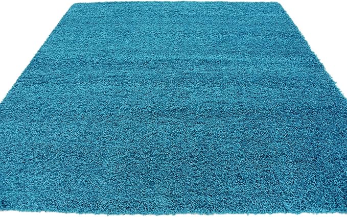 Unique Loom Solid Shag Collection Area Rug - Image 5