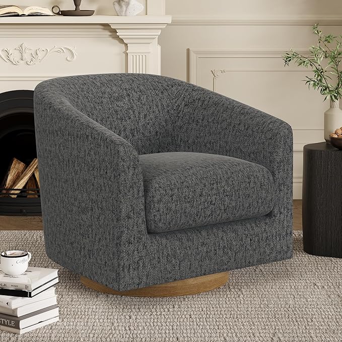 Swivel Barrel Accent Chair by ErdoruLiving