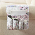 Brilliant Sunshine Rose Toile Couch Sofa Armrest 5 Pockets Organizer, Slip by BrilliantSunshine