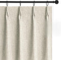 WdFour 42x45 Inch Pinch Pleated Blackout Cafe Curtains by WdFour