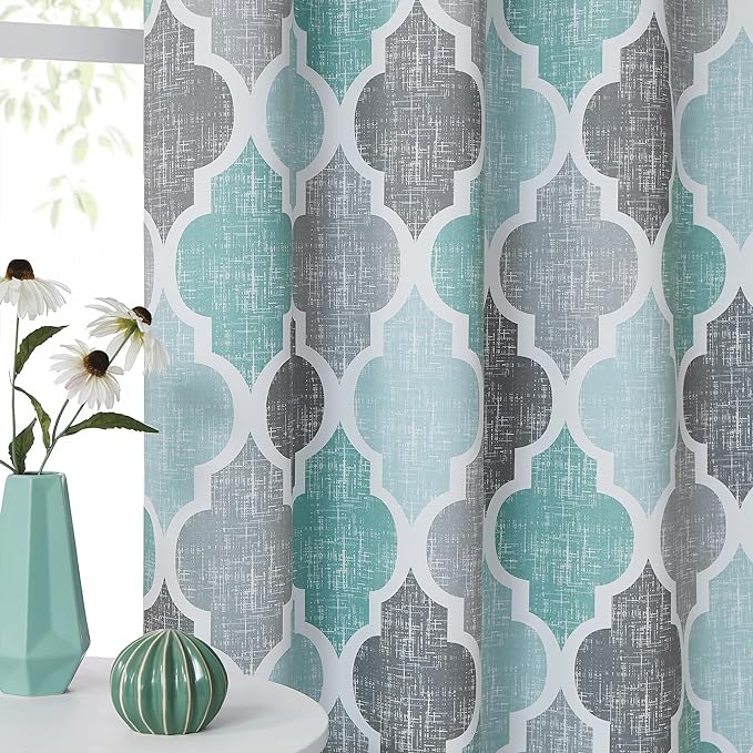 Beauoop 100% Blackout Curtains 63 Inches Long 2 Panels - Image 6