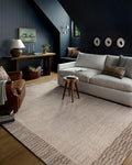 Loloi Chris Loves Julia Calvin Collection CLV-04 Ivory/Pebble 5'-3" x 5'-3" by Loloi